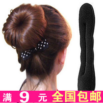 2144 South Korea Hair Accessories Sponge Pan Hair Stick Pill Head Flower Buds Styling Tool Crub Hair Styled Hair Styled Hair Styled Hair Accessories