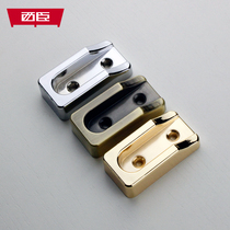 Wardrobe hanging rod Hardware accessories rack Cabinet flat tube flange seat cross rod clothes pass fixed drying rod bracket base