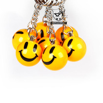 Billiards supplies accessories yellow smiley face 16 Ball key chain ball buckle creative gift billiards pendant jewelry