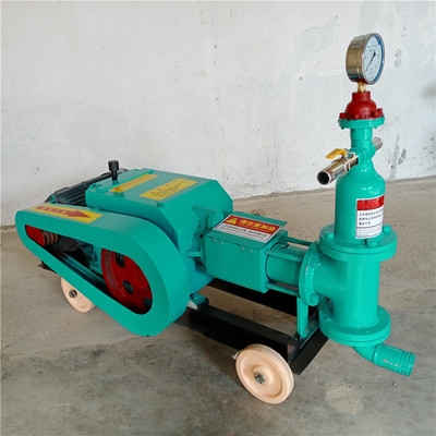 New single-cylinder cement mortar grouting machine tunnel Foundation horizontal mortar pump grouting B machine mortar pump prestress