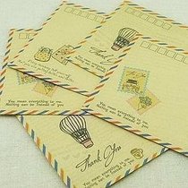 (special price) Aviation retro kraft paper envelope Post Office Supervision of the European-style envelope can be mailed