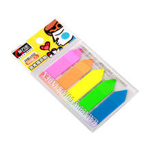 Jin Wannan fluorescent stickers indication label Post-it notes color classification index eye-catching arrow stickers G-7015