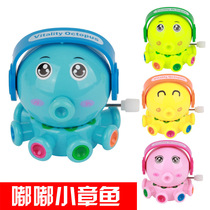 Fun Disc Upper Chain Octopus Spin Fun Hair Cartoon Marine Life Children Creative Little Toys