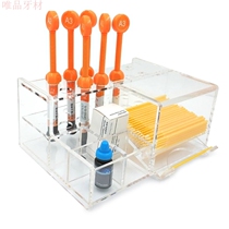 Placement rack finishing management rack small hairbrush coated with dental oral dental material