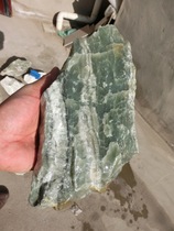 151270 Jade raw material bare stone natural rough Qinghai Kunlun jade mountain material Qingbai jade 3 2 kg