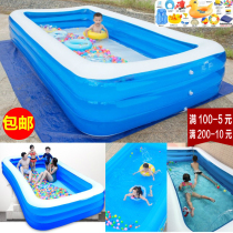 4 28 m oversized thick inflatable swimming pool 1-16 people family paddling pool water park kindergarten play