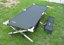 Russian original single aluminum alloy folding bed practical high quality single folding bed lunch bed beach bed camp bed