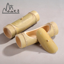 Fresh with lid horizontal bamboo tube Steamed Rice Steaming Rice With Bamboo Barrel Bamboo Tube Chicken Covered Bamboo Steaming and Steamed Soup Special Price