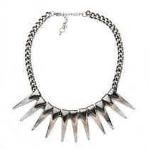 100% British original import IMPULSE WOMENS SPIKE NECKLACE wolf tooth necklace spot