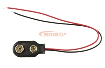 9V laminated battery buckle 9V battery buckle line length 15CM