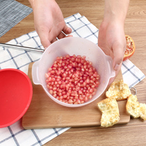 Pomegranate threshing seed cutter pomegranate knocking music silicone drop-resistant pomegranate separator juicer meat peeler Peeler
