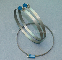 Imported Swedish ABA Zinc Aluminum Carbon Alloy Steel S20 Blue Strap Clamp Throat Hoop Clip W1 130-165