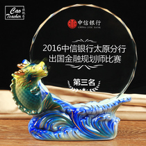 Teachers Day gifts Retirement souvenirs custom creative ceramics Crystal trophies Medals Lettering Custom authorization cards