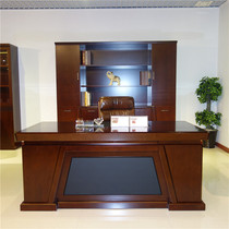 High - end boss desk Solid wood 1 8m 2 m 2 4 m manager table of the head table of the table president table