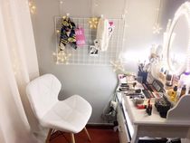 European pastoral home computer chair Taobao live makeup table small chair mini stool pink anchor computer chair