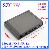 Hot sale new plastic network Shell set-top box router network communication box 215x45x150
