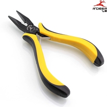 Hong Kong Flying Deer 5 inch black nickel-iron alloy toothless nose pliers 125mm mini tip pliers 95-1504