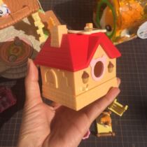 hamtaro gold rat cute little hamster game scene small house and toy pet cage rat year gift