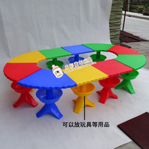  Kindergarten desks and chairs Childrens plastic game tables and chairs Childrens toy tables Learning tables and chairs Baby pool tables
