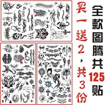 Tiger arm tattooed with waterproof man Totten lasting simulation tattoo tattoo