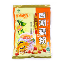 Sanjiacun Helian Instant Lotus root Powder Hangzhou specialty Osmanthus lotus seeds Red dates Longan West Lake Lotus root Powder 560g affordable package