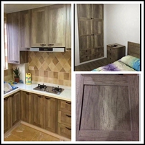 Imported German technology double veneer board custom cabinet door shoe cabinet big wardrobe environmental protection framing door