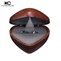 oc open and close wooden ring box Bracelet necklace jewelry box Earrings jewelry box Gift box Jewelry storage box