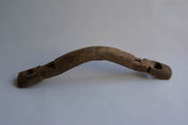 Old objects Antique miscellaneous old agricultural tools Old wooden parts Cow shoulder plowing tools