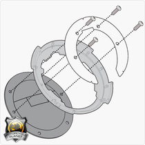 Italian GIVI adapter ring YAMAHA MT09 TRACER900 GT rally model YAMAHA MT09 street car