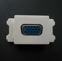Type 120 VGA module hole type weak electric module 15 pin can fit switch panel and ground plug