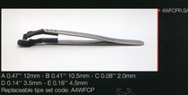Swiss ideal-tek wafer tweezers 4WFCPR SA silicon wafer tweezers Swiss tweezers silicon wafer tweezers