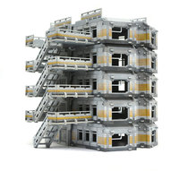 Little Wheat Record Warhammer pp infinity Wooden scif Colonial Dense Residential Building