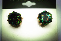 110 European and American big gold color diamond fashion studs (four color)