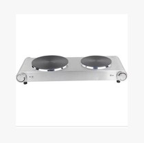 All stainless steel double-headed electric stove Hong Kong-style milk tea stove Coffee special electric stove Electric stove Coffee insulation