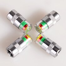 Car Tire Pressure Gauge Gauge Wireless Monitoring Detection Alarm Indicator System Visual Device Valve Gas Nozzle Cap
