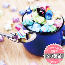 Wishing star origami star strip long paper color fruit cute starry sky children handmade color folding five-pointed star