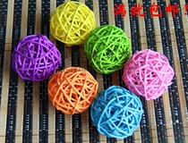 5CM Decorative coloured vines handmade bead curtain string curtain rattan ball decorative ball nursery Decorative Pendant