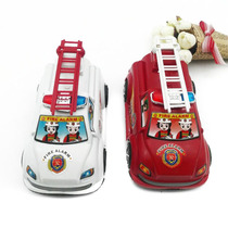 F1324 pull wire fire truck 10 up childrens toy pull-wire toy puzzle toy ground stall 2 yuan
