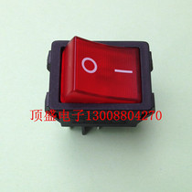 Taiwan 32 * 25 large boat type switch 20A125V16A250V open pore 30 * 22 Four foot red light with certified HPR