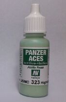 Spain (AV paint) Armored Ace series hand coated with water paint 70323 US Marine Corps Highlight 17ML
