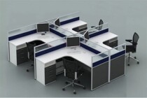Jinan office furniture desk combination screen work position 4-person Card staff table simple fashion Modern