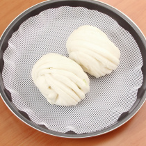 White mesh silica gel zheng long dian steamed stuffed bun steamed bread bu zhan dian oil-resistant mat zheng lu nonstick long ti bu