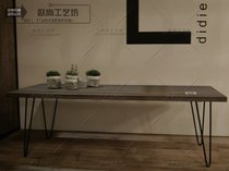 loft brief industrial wind iron art retro computer desk creative solid wood office desk Nordic personality writing desk