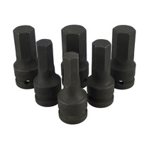 Taiwan FORCE 1 2 - inch pneumatic inner hexagonal sleeve wind hexagonal hexagonal hexagonal head of the six - party British rotary gear