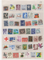 {Muzi fairy tale} C with foreign stamps Nordic Swedish letter stamp 1 yuan 2 pieces