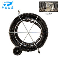 Pingonengtong GQ200 Beijing-Japan pipeline dredging machine 30mm spring flexible shaft dredging machine accessories
