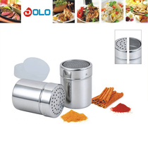 Deli powder 18 8 stainless steel seasoning bottle jar 304 stainless steel powder spreader jar bottle 2