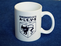 The Cat Pure White Mark Cup of Schrödingers Schrödinger around Living Big Bang can be made to customize