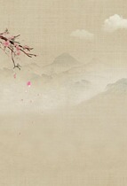 Plate woman photo studio costume painting background ancient costume photo background PZ-1302 three life three ten li peach blossom
