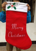 Christmas socks Christmas decorations Gold Velvet Embroidered Christmas Socks Gift bag Gift bag Christmas socks